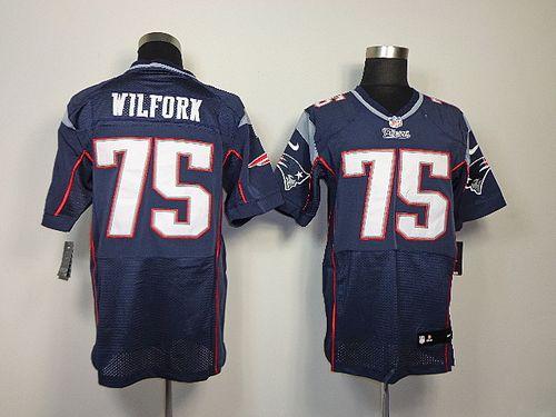 New England Patriots #75 Vince Wilfork Jersey