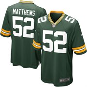 Green Bay Packers #52 Clay Matthews Green Jersey
