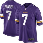 Minnesota Vikings #7 Christian Ponder Purple