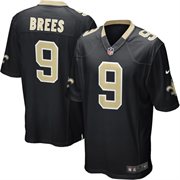 New Orleans Saints #9 Drew Brees Black Jersey