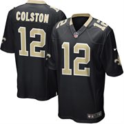 New Orleans Saints #12 Marques Colston Black Jersey