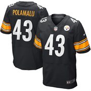 Pittsburgh Steelers #43 Troy Polamalu Black Jersey