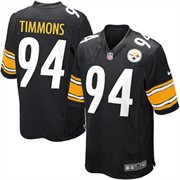 Pittsburgh Steelers #94 Lawrence Timmons Black Jersey