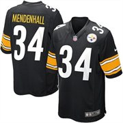 Pittsburgh Steelers #34 Rashard Mendenhall Black Jersey