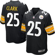 Pittsburgh Steelers #25 Ryan Clark Black Jersey