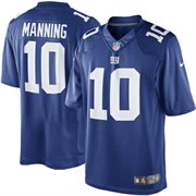 New York Giants #10 Eli Manning Blue Jersey