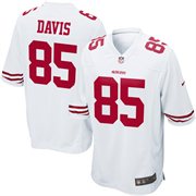 San Francisco 49ers #85 Vernon Davis White Jersey