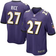 Baltimore Ravens #27 Ray Rice Purple Jersey