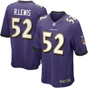 Baltimore Ravens #52 Ray Lewis Purple Jersey