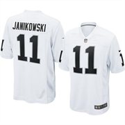 Oakland Raiders #11 Sebastian Janikowski White Jersey