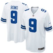 Dallas Cowboys #9 Tony Romo White Jersey